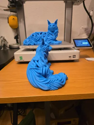 Figura Maine Coon Impresión 3D