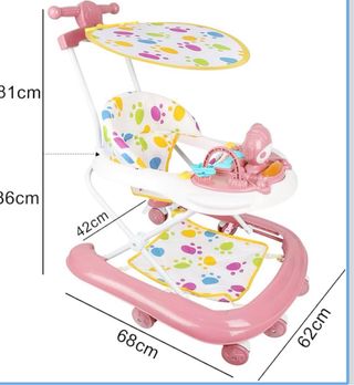 Tacatá rosa para bebé