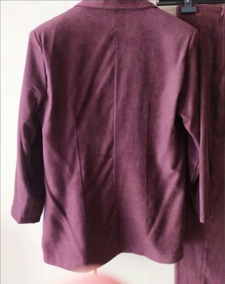 Completo giacca e pantalone borgogna