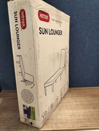 Keter Jaipur Tumbona de Jardín plegable Exterior