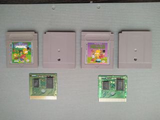 2 Juegos Game Boy Simpsons Bart Camp + Juggernauts