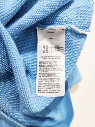 Armedangels/ Jersey algodón azul celeste L