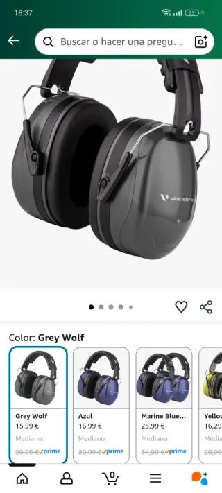 Cascos Antiruido Vanderfields Adultos 33dB