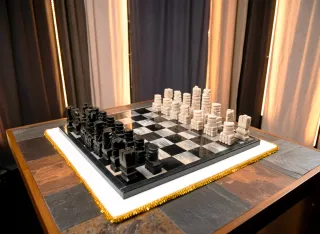 Ajedrez Azteca de Mármol 37X37