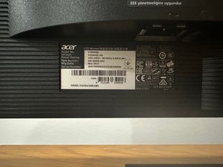 Monitor Acer V206HQL 19,5 Negro