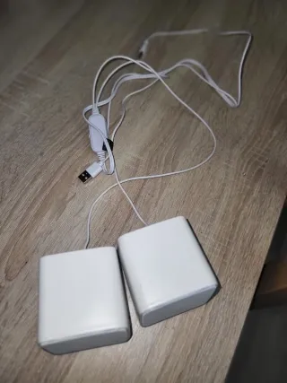 Altavoces PC USB Blancos