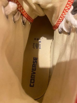 Converse Rojas Originales Talla 37,5