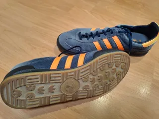 Zapatillas Adidas Jeans Azul Naranja