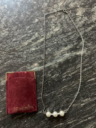 Collar Majorica Plata con Perlas