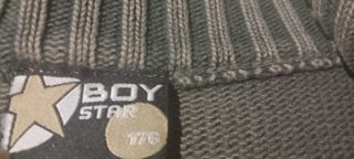 Rebeca verde militar con cremallera