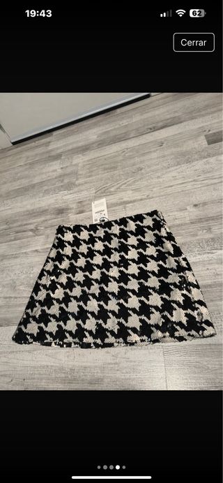 Falda lentejuelas Zara nueva