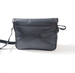 Ribé/ Vintage Bolso bandolera cuero genuino negro