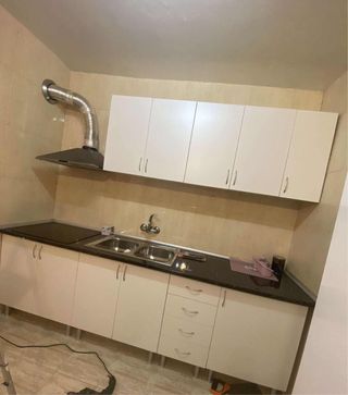 Cocina modular blanca