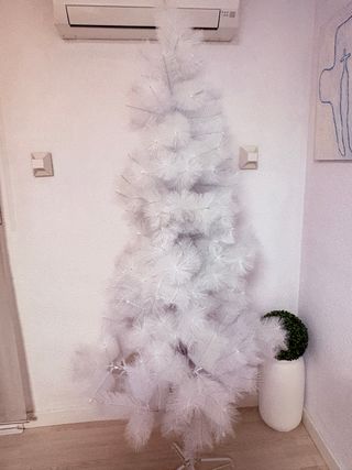 Árbol de Navidad Blanco 210 cm