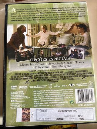 DVD Dinheiro Vivo - Diane Keaton