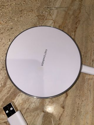 Cargador Inalámbrico Rápido Blanco