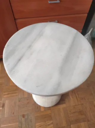 Mesita auxiliar mármol antiguo