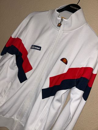 Sudadera Ellesse Blanca con Detalles