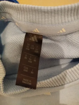 Chándal Adidas bebé azul y celeste