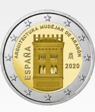 2 euro Spagna 2020 Aragon Mudéjar