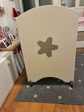 Cuna bebé blanca + colchón