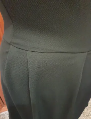 Vestido negro fiesta con pedrería