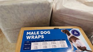 más de 120un. Pañales para perro macho talla L