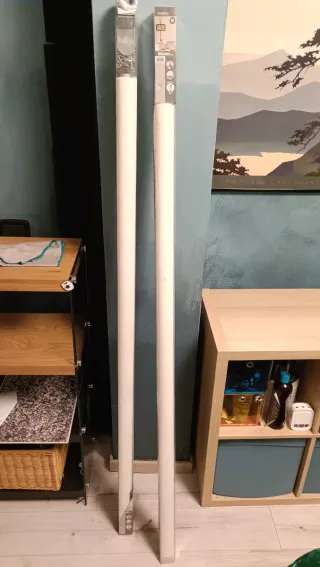 Tende oscuranti bianche nuove x2