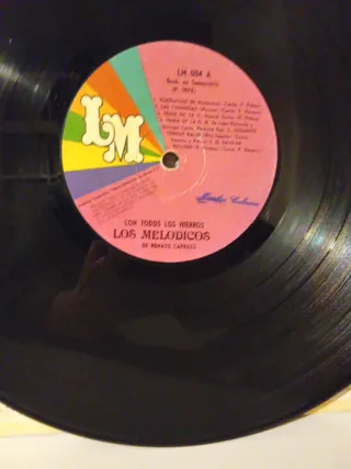 Los Melódicos Con Todos Los Hierros LP Vinilo