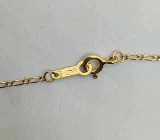 Cadena Bilbao de oro de 18K, 1.92 g, 40 cm.