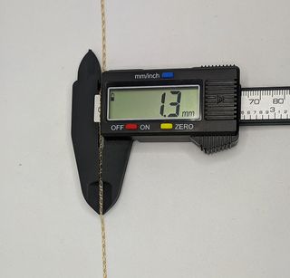 Cadena Bilbao de oro de 18K, 1.92 g, 40 cm.