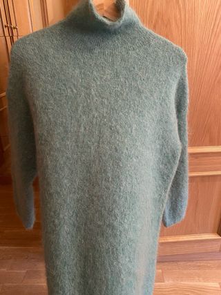Jersey Zara Alpaca Talla S Verde