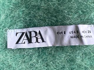 Jersey Zara Alpaca Talla S Verde