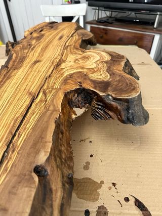 Madera de olivo , tratada