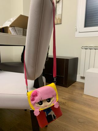 Bolso bandolera niña muñeca