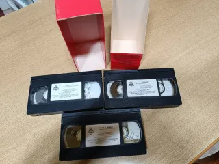 VHS Schwarzenegger Depredador Commando Conan