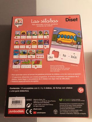 Pack 2 juegos infantiles Diset y Usborne