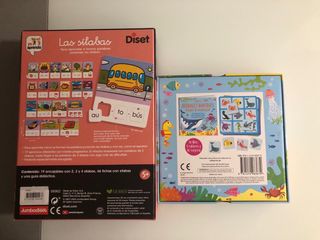 Pack 2 juegos infantiles Diset y Usborne