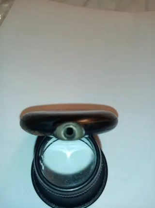 Caja Reloj Bolsillo Negra/Plateada