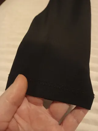 Leggings neri effetto Semitrasparente