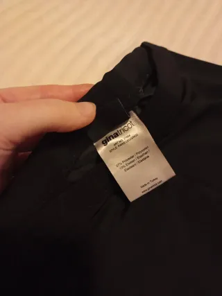 Leggings neri effetto Semitrasparente