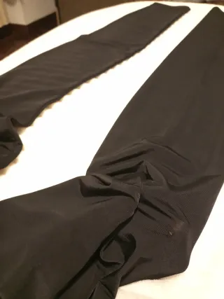 Leggings neri effetto Semitrasparente