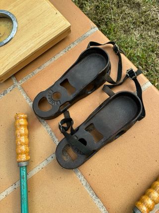 Conjunto Gimnasio Vintage Bicicleta y Accesorios