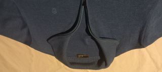 Rebeca azul con cremallera