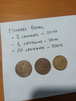Monedas Brasil