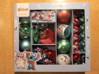 Set de 25 adornos Navidad Disney Lilo & Stitch