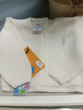 Jersey Cha-O Baby lana blanco