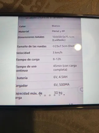 Vespa Eléctrica Infantil Color Crema