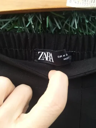 Pantalón Zara Negro Talla M