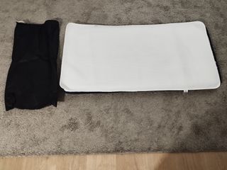 Colchón y funda protectora de cuna de viaje.120x60